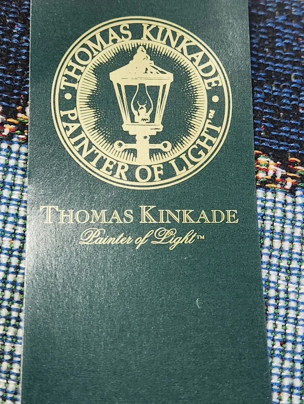 Thomas Kinkade A Light in the Storm Tapestry Standard Shams Pair NWT Tag USA